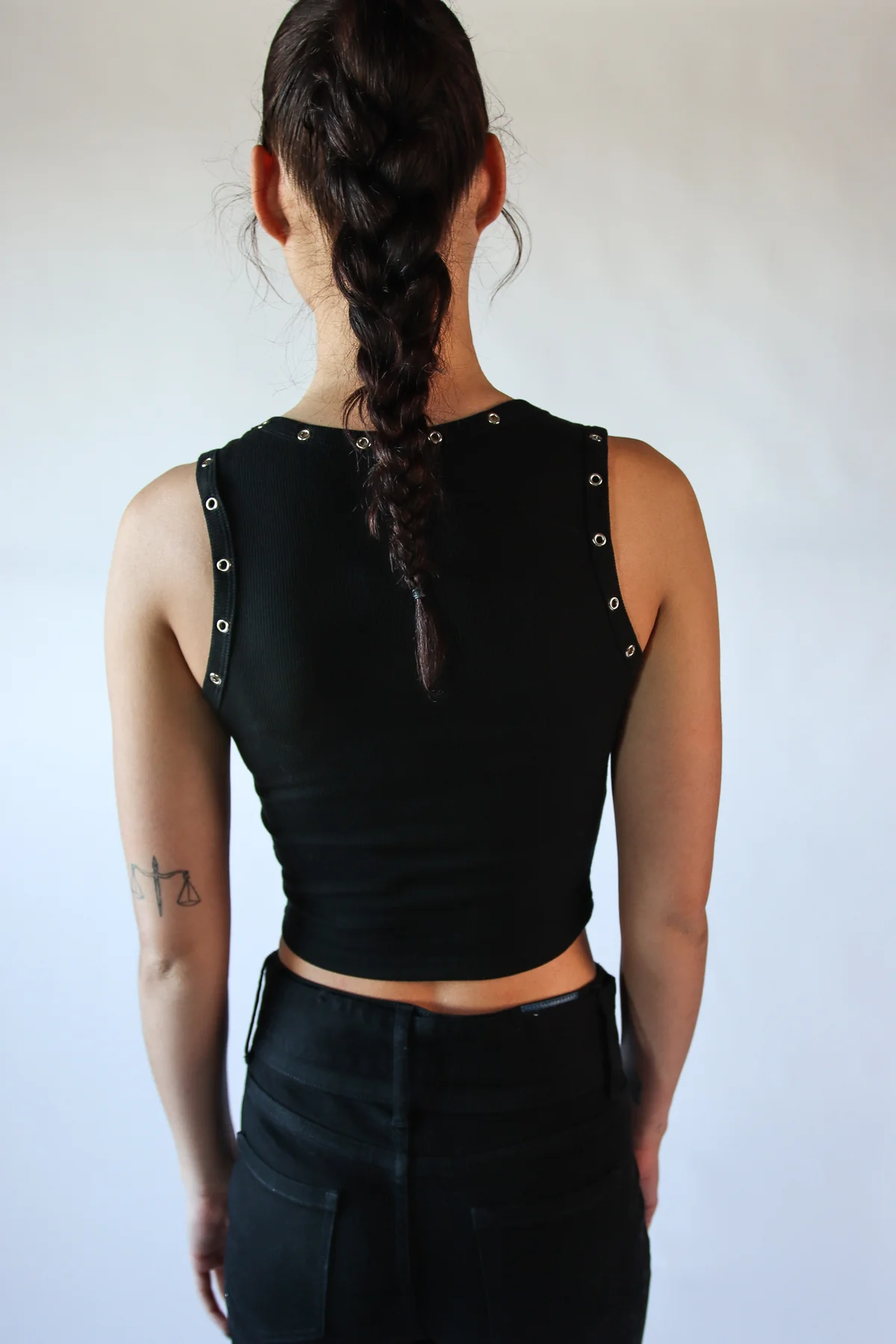 Studded Scoop Tank Top - Image 14