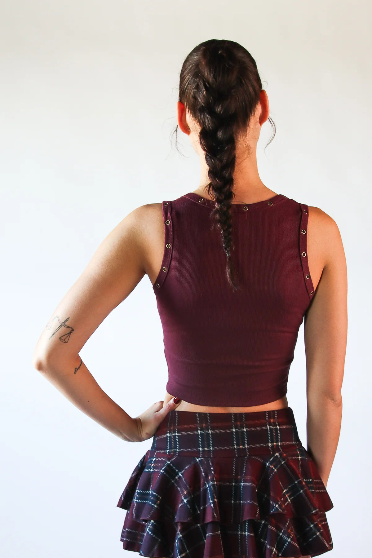 Studded Scoop Tank Top - Image 15