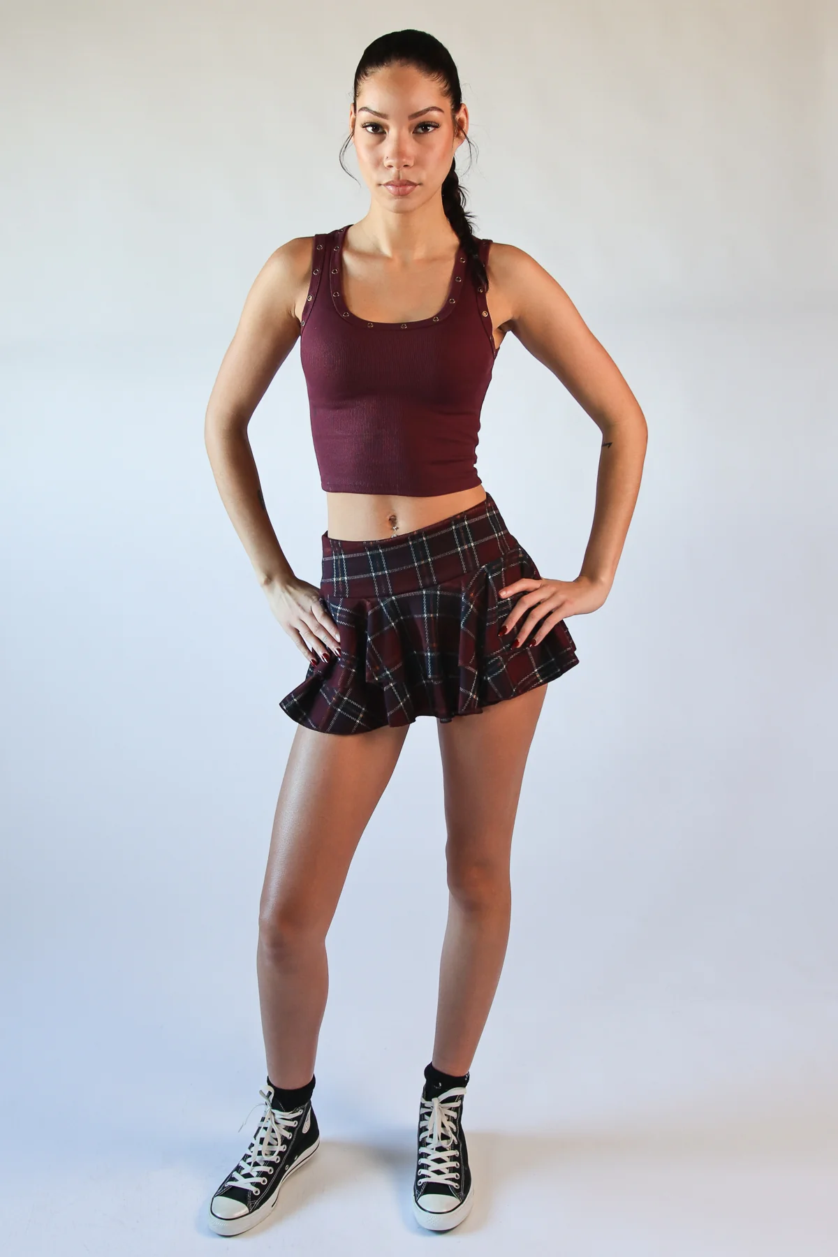 Studded Scoop Tank Top - Image 4