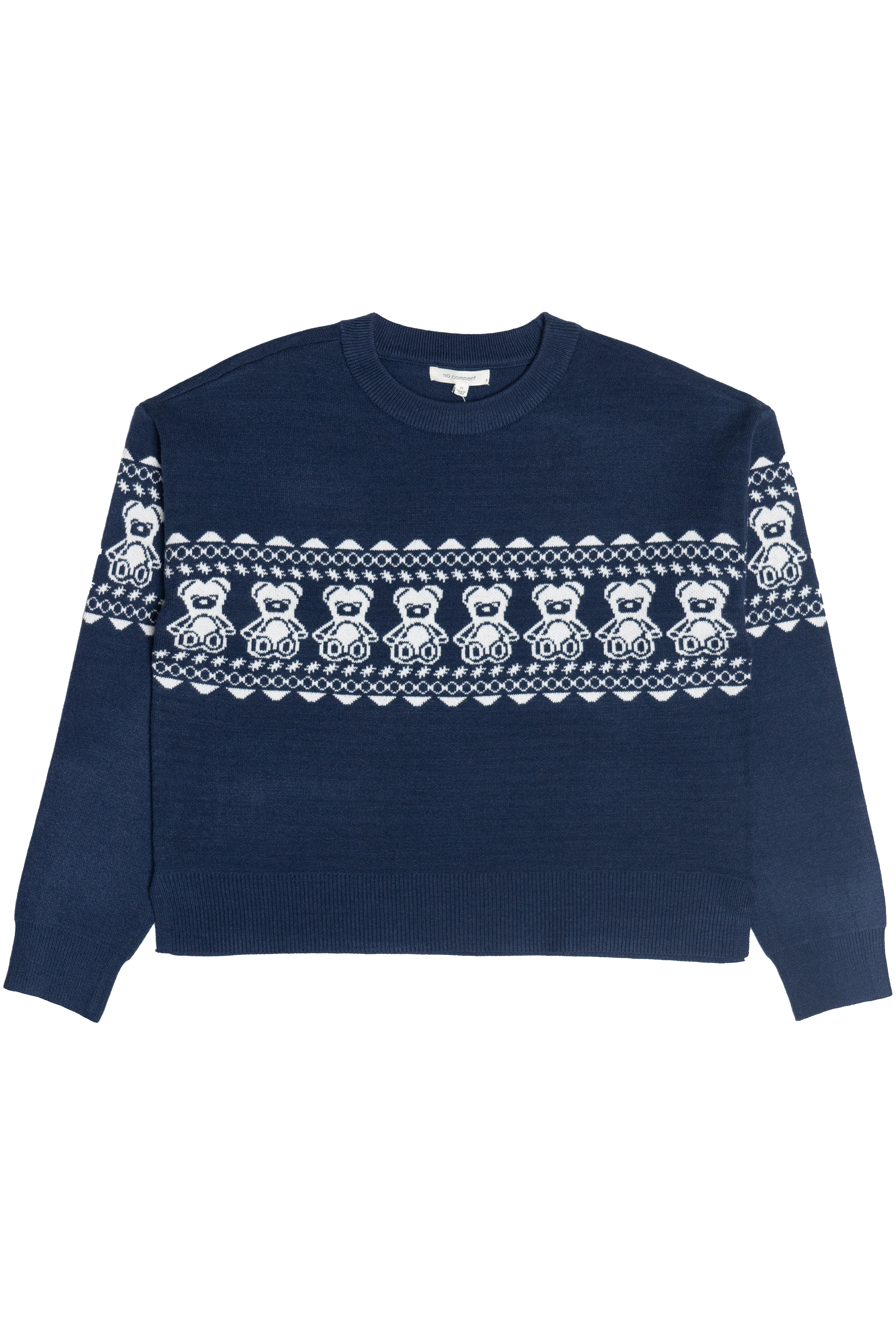 Teddy Bear Pattern Fair Isle Sweater - Image 4