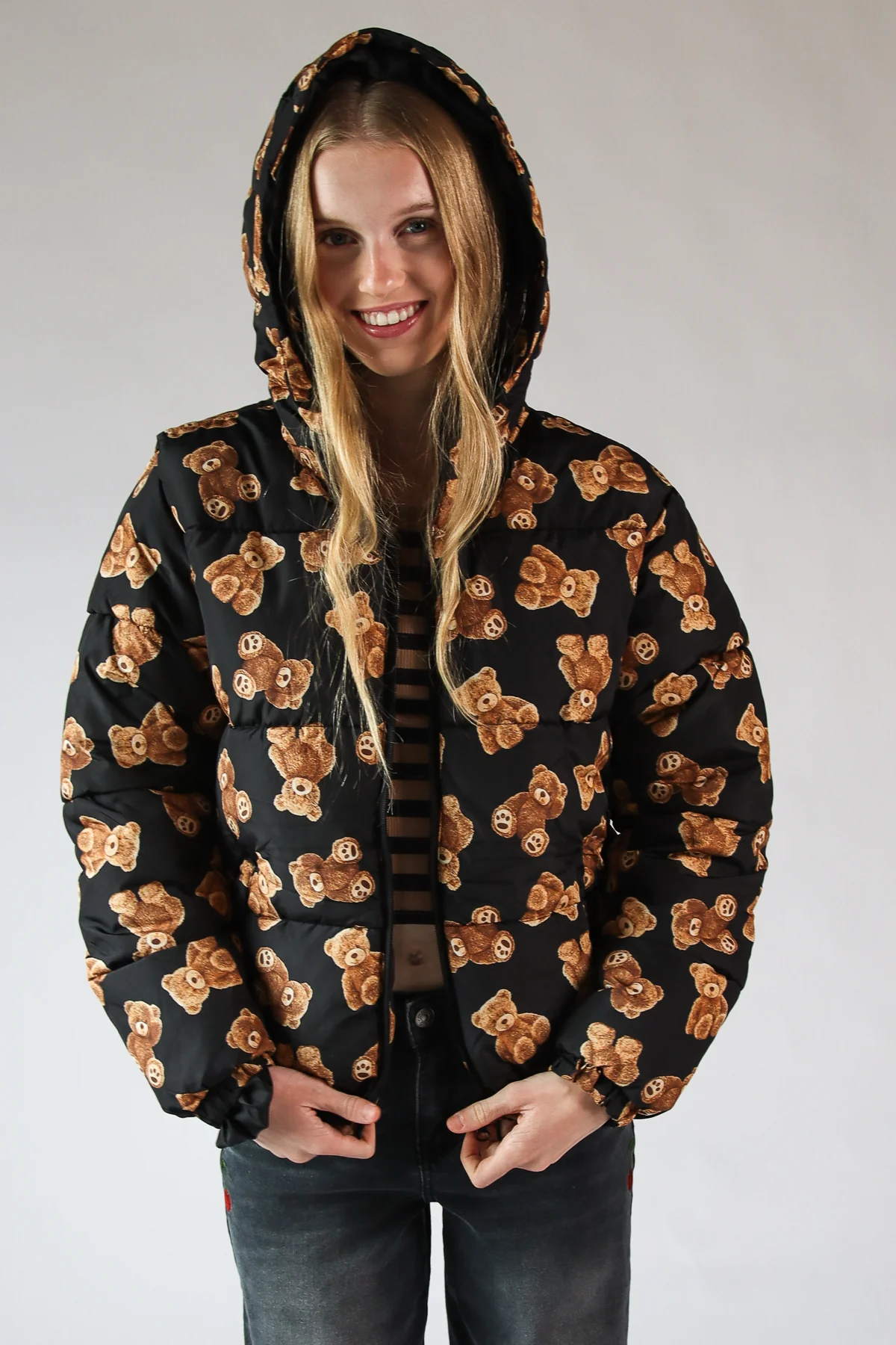 Teddy Bear Puffer Jacket - Image 2