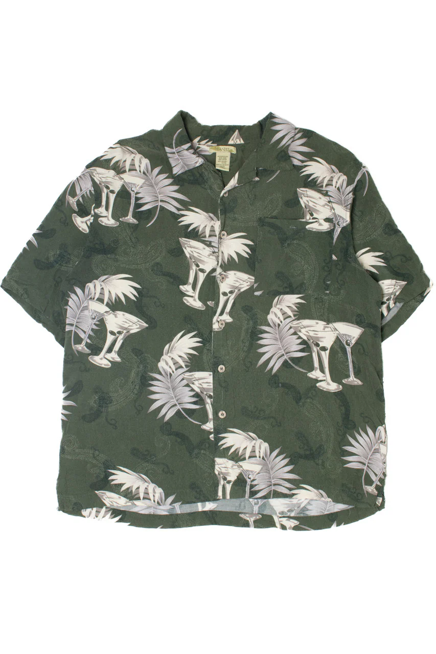 Tequila & Palm Leaf Hawaiian Shirt - Image 2