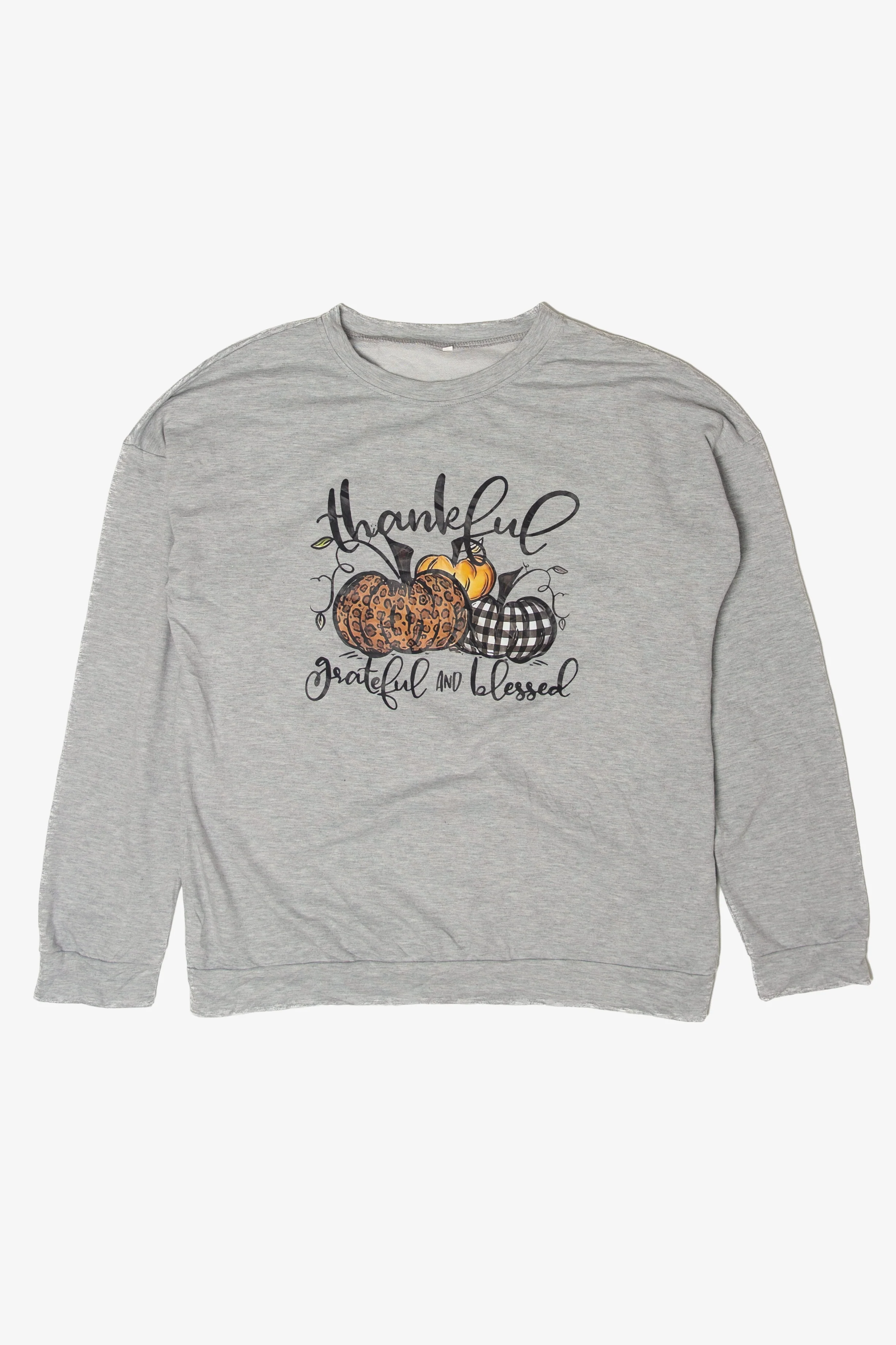 Thankful Grateful And Blessed Autumn Harvest Sweatshirt