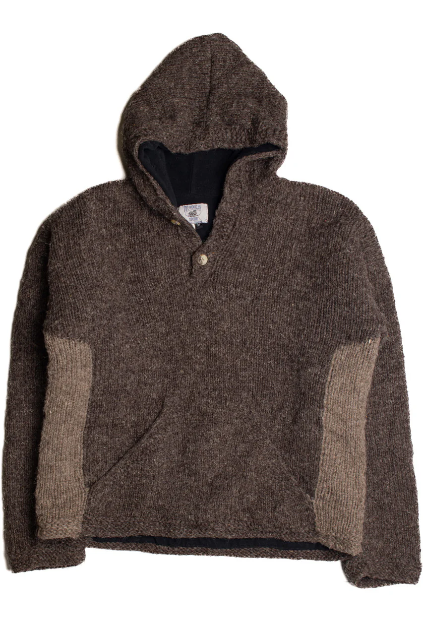 The Woollen Store Fisherman Sweater Hoodie 1116 - Image 2