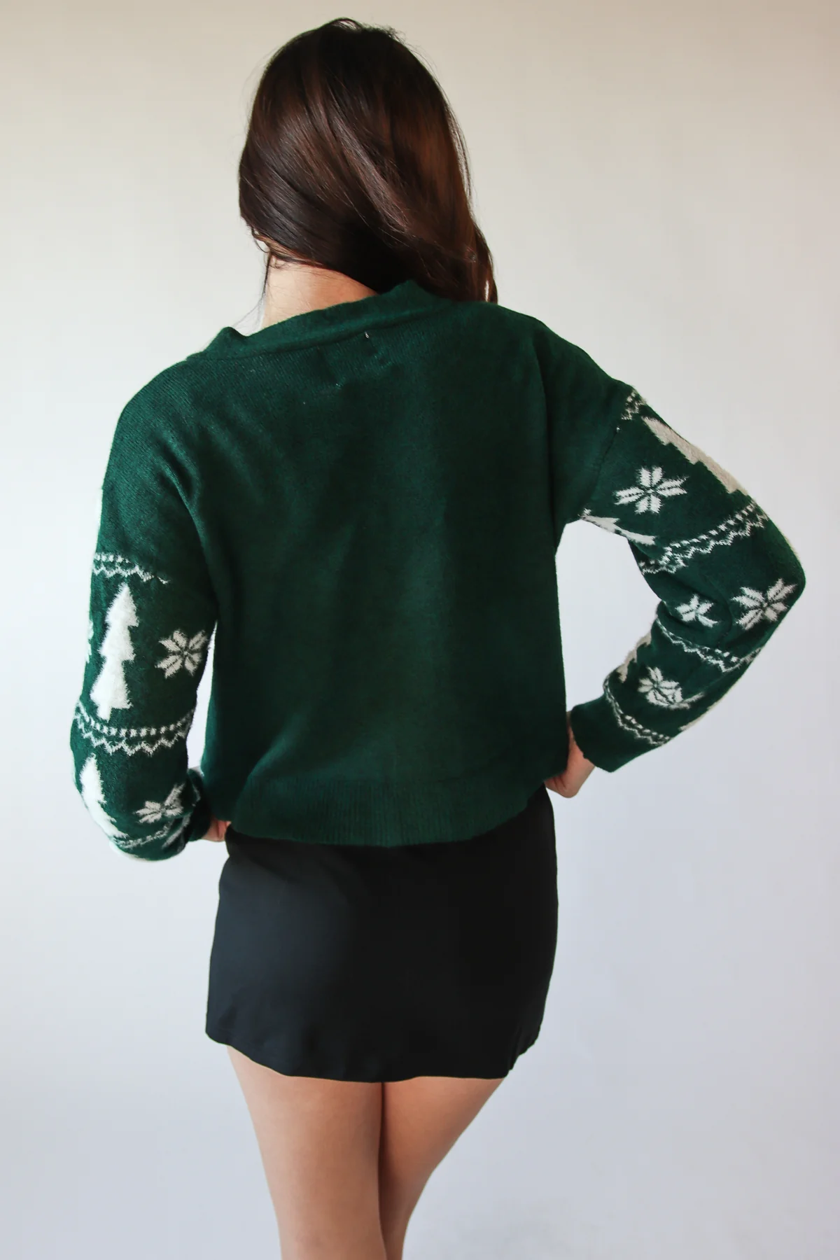 Fair Isle Fuzzy Cardigan - Image 11