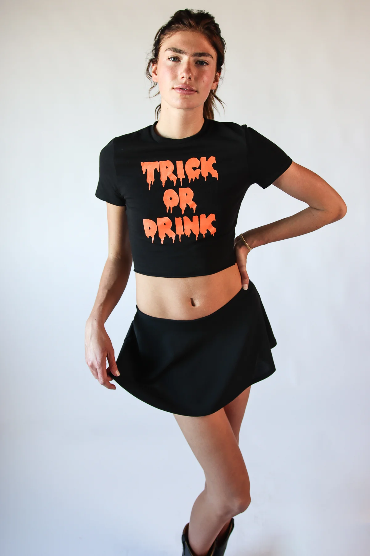 Trick Or Drink Baby Tee - Image 2