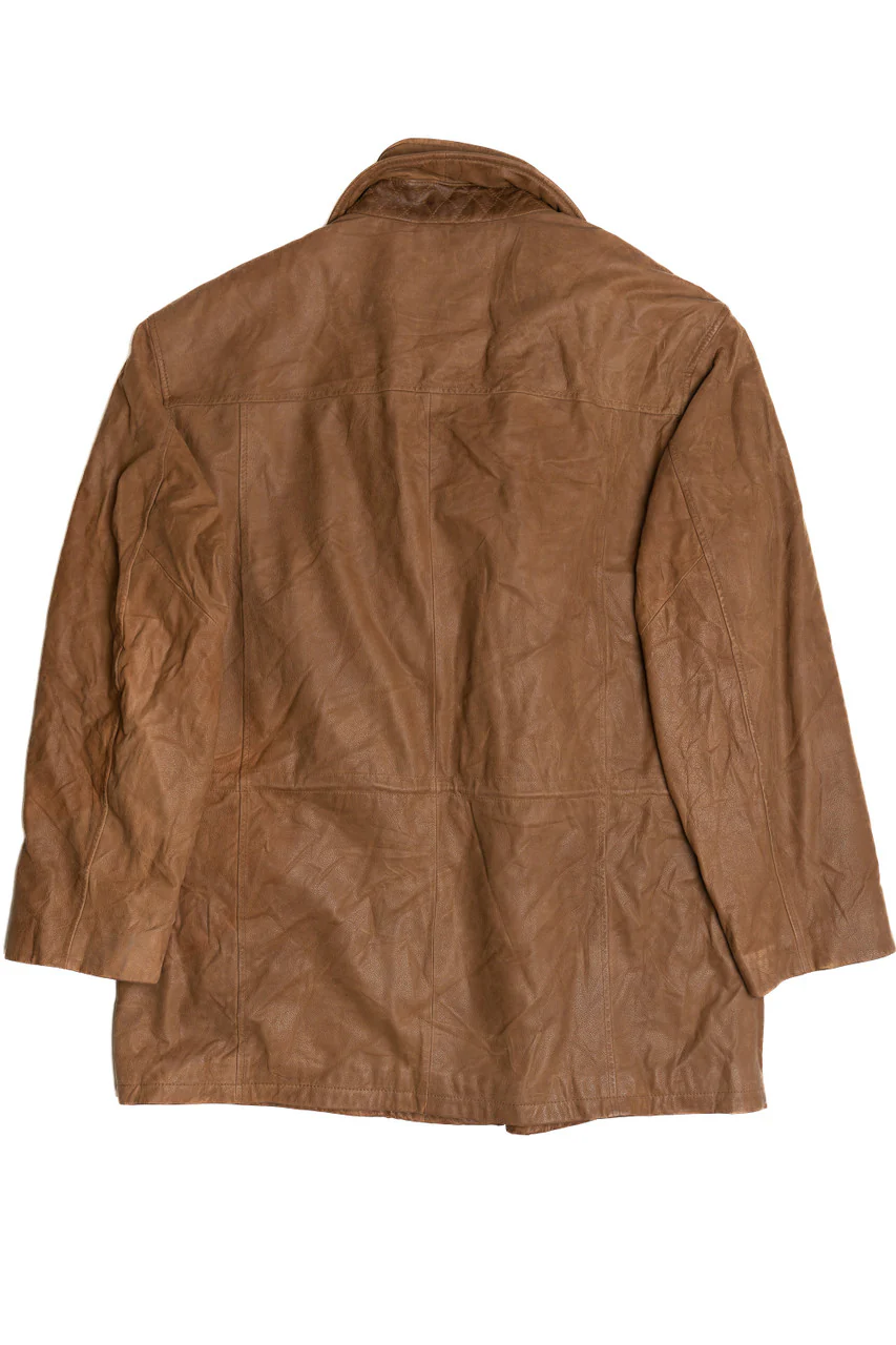 Turnbury Heavyweight Leather Winter Jacket - Image 4