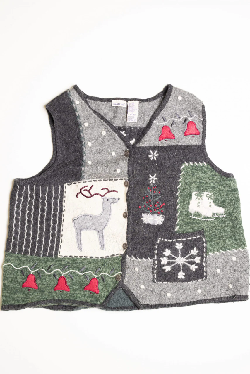 Ugly Christmas Sweater Vest 55