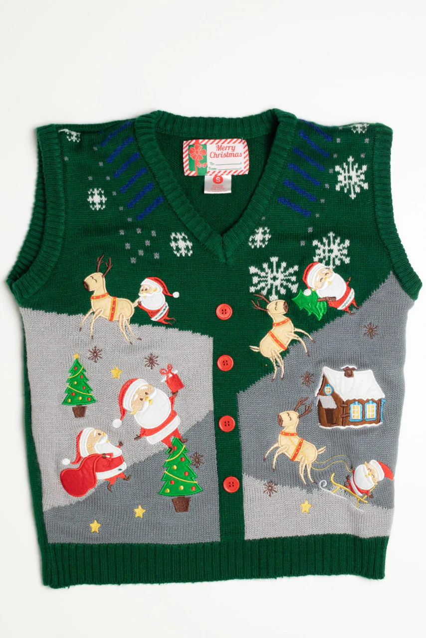 Ugly Christmas Sweater Vest 5 - Image 2