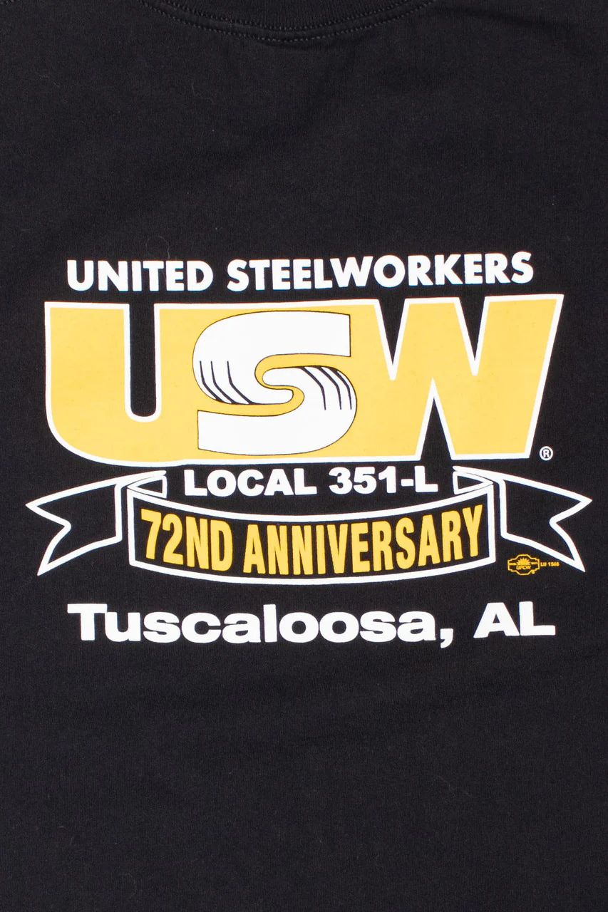 United Steel Workers Tuscaloosa T-Shirt - Image 2
