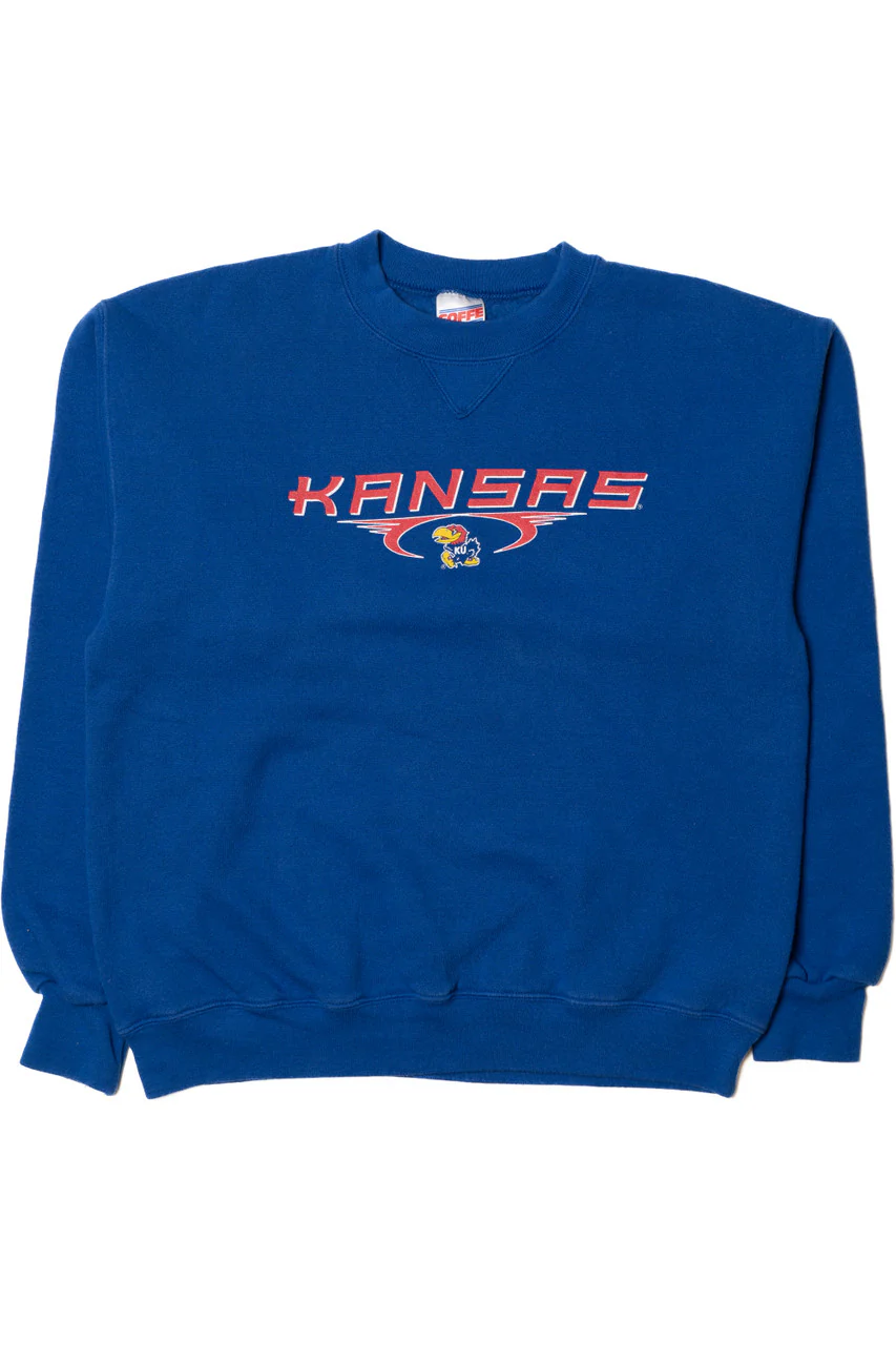 University Of Kansas Jayhawks Soffe Sweatshirt - Image 3
