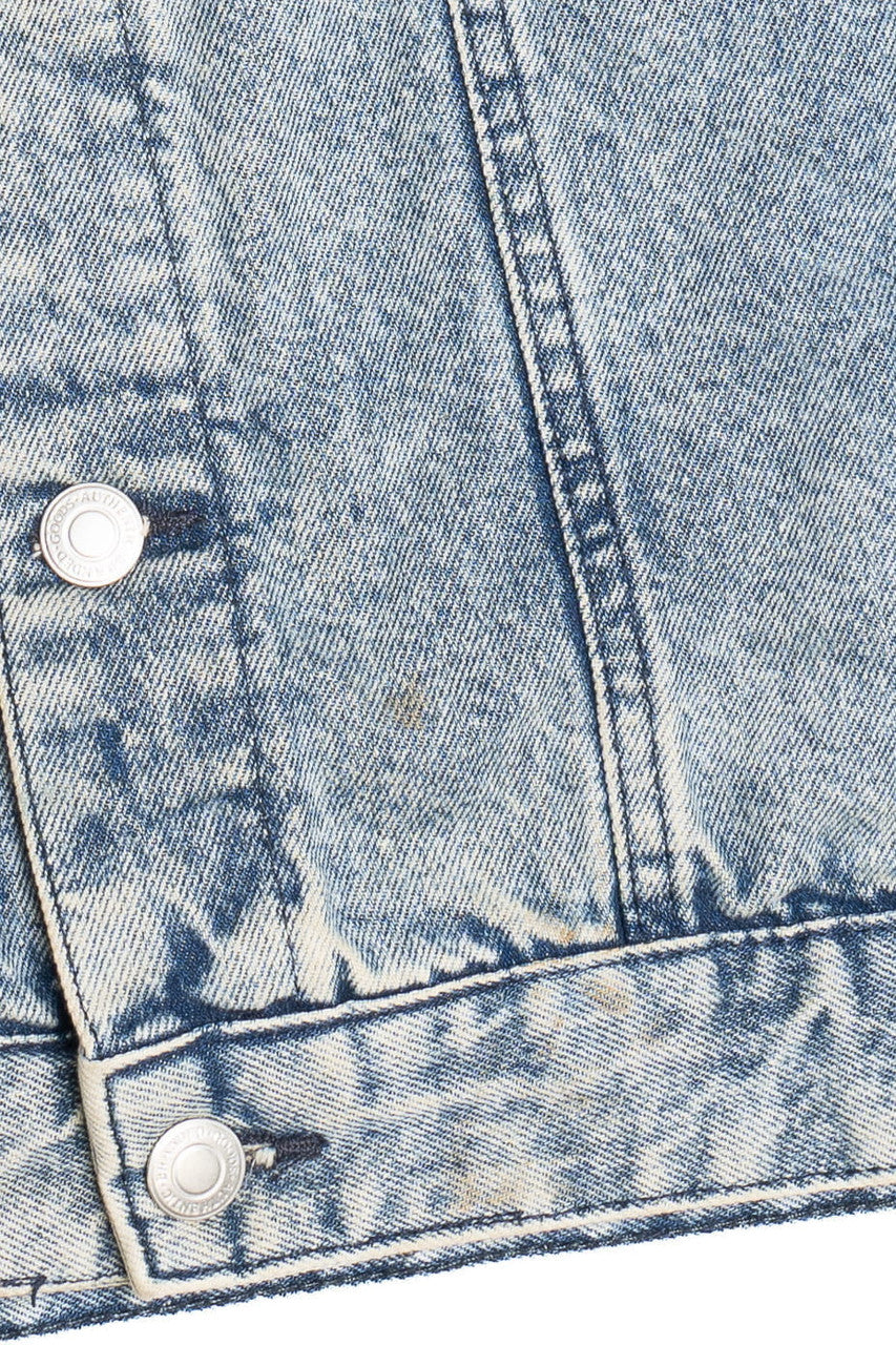Upcycled Harley Davidson Back Patch Denim Vest - Image 6