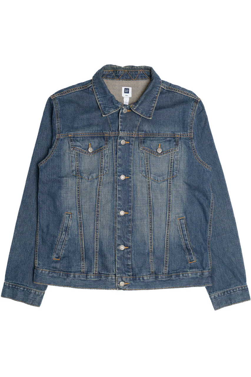 Upcycled Harley Davidson Red Rock Back Patch Denim Jacket - Image 2