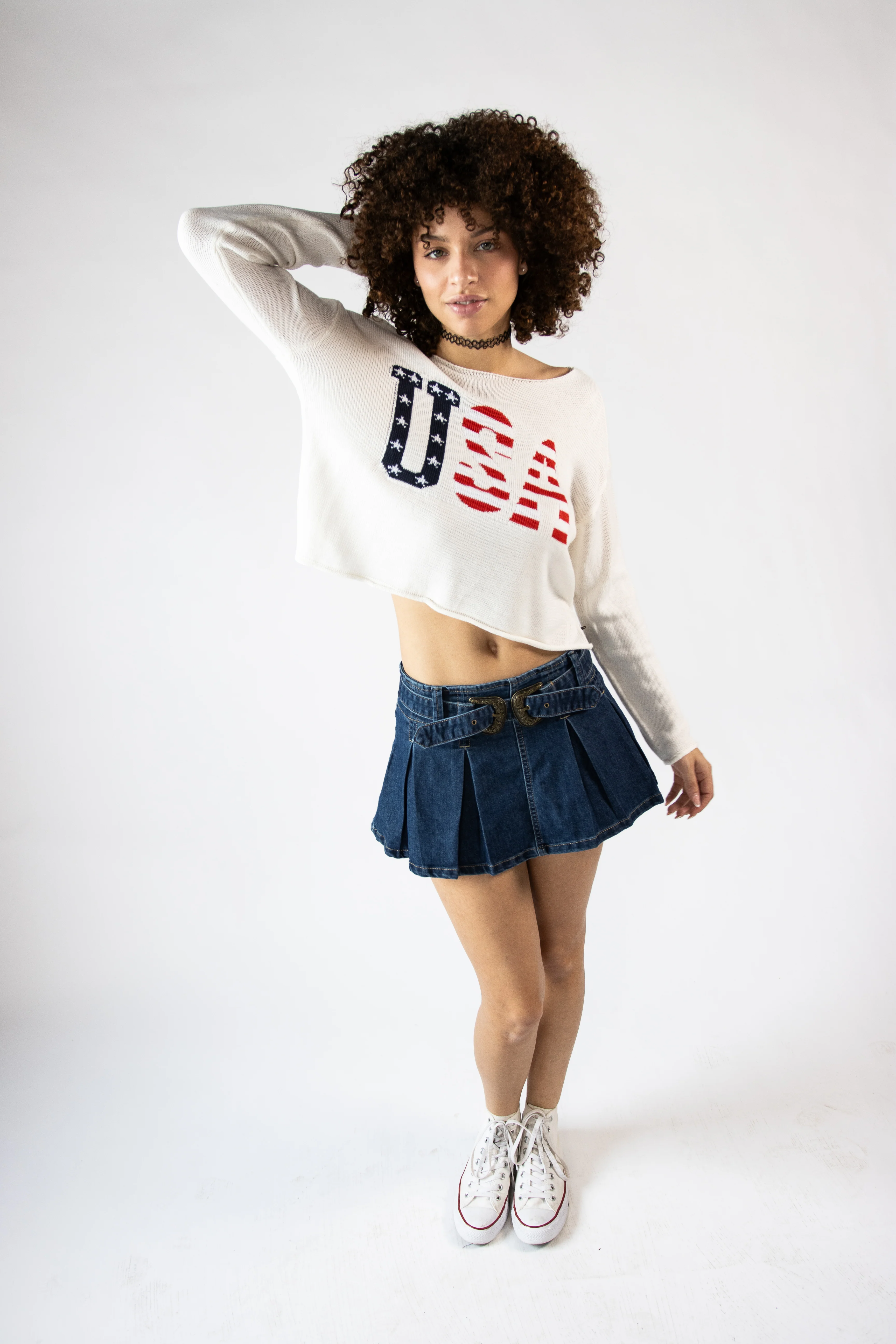 USA Knit Sweater - Image 7