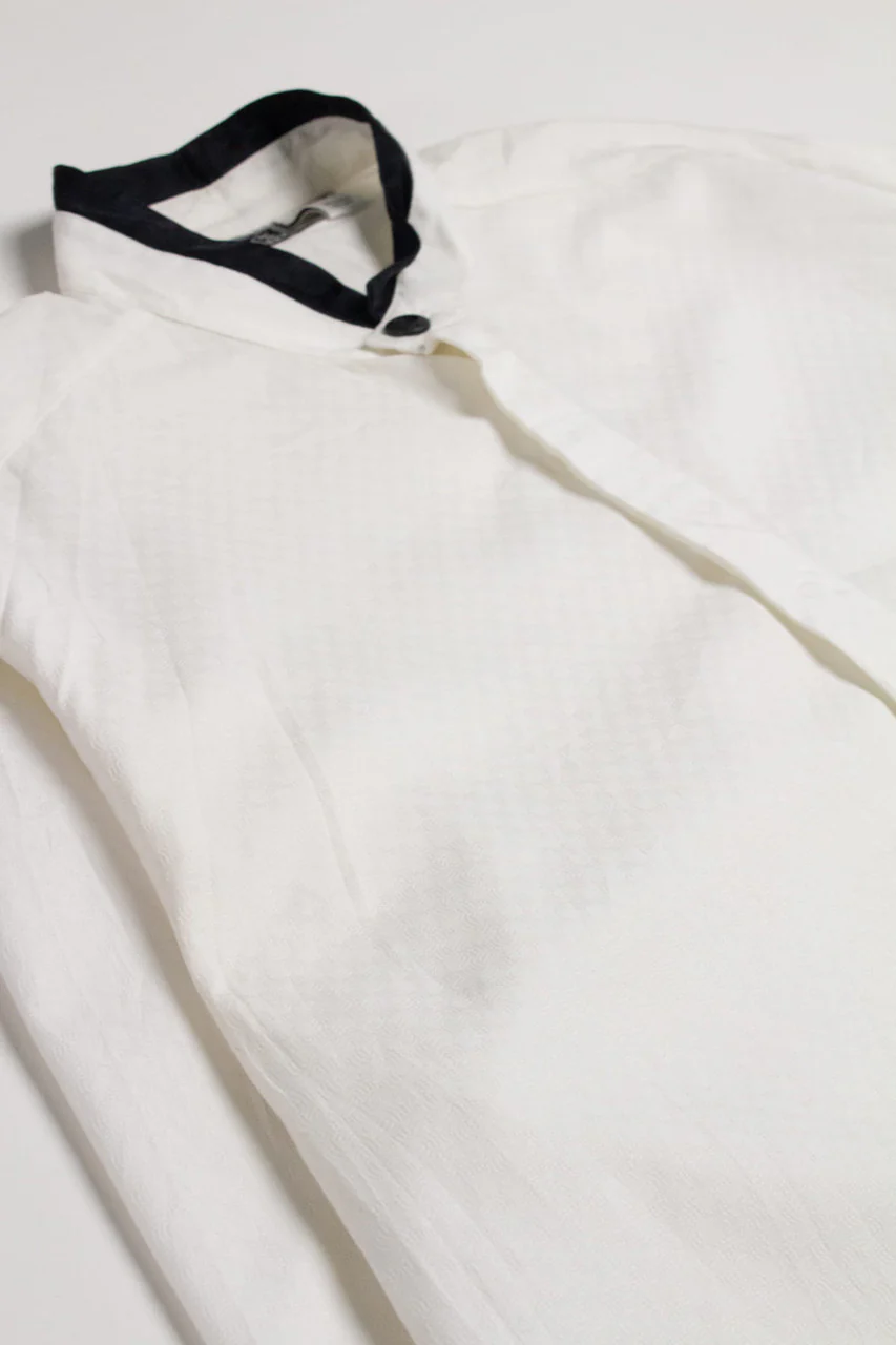 Versace Classic V2 Banded Collar Button Up Shirt
