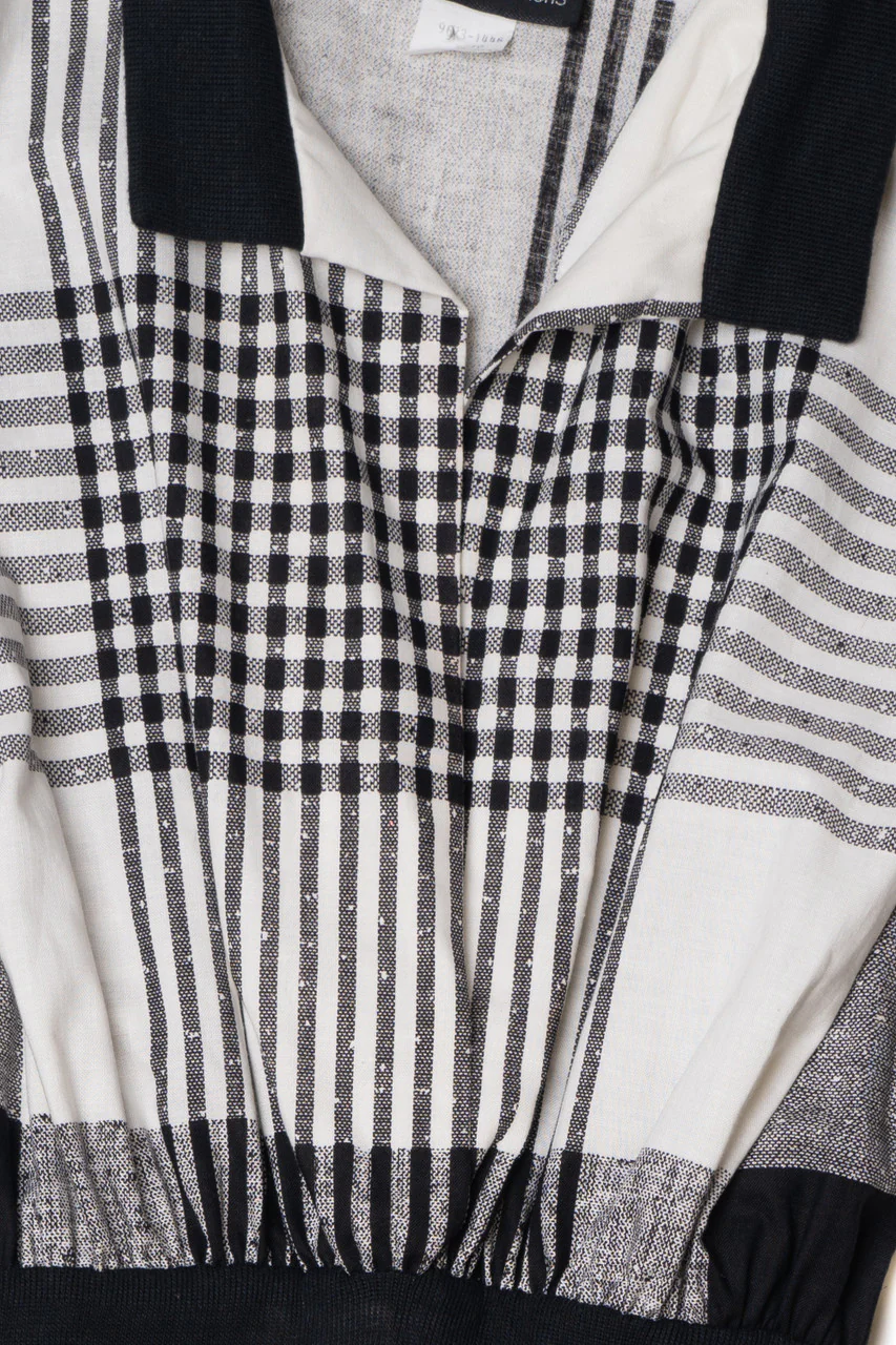 Vintage 1950s Style Open Front Dress With Belt - Image 3
