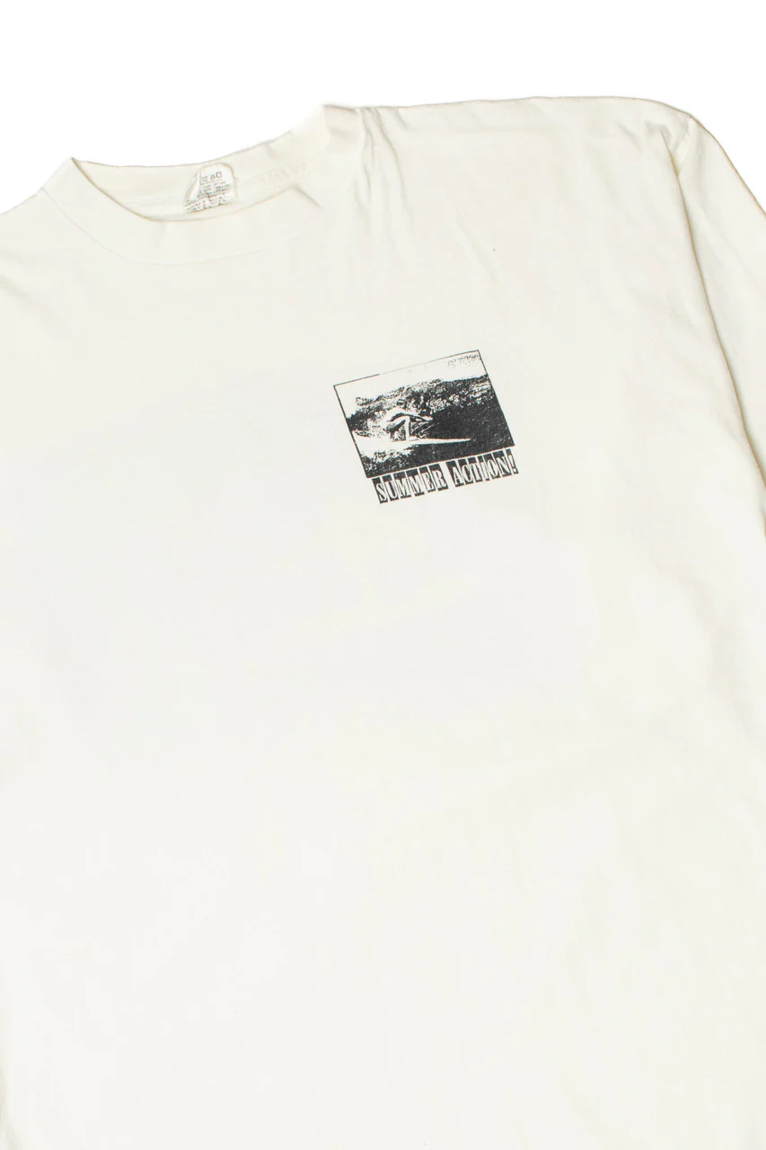 Vintage 1988 "Summer Action" Pastel Surf Body Glove T-Shirt