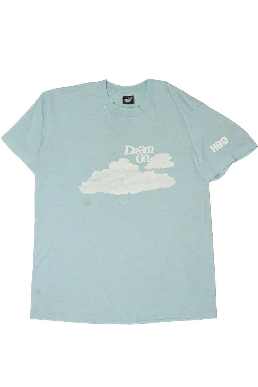 Vintage 1990's "Dream On" HBO Sitcom Logo T-Shirt - Image 2