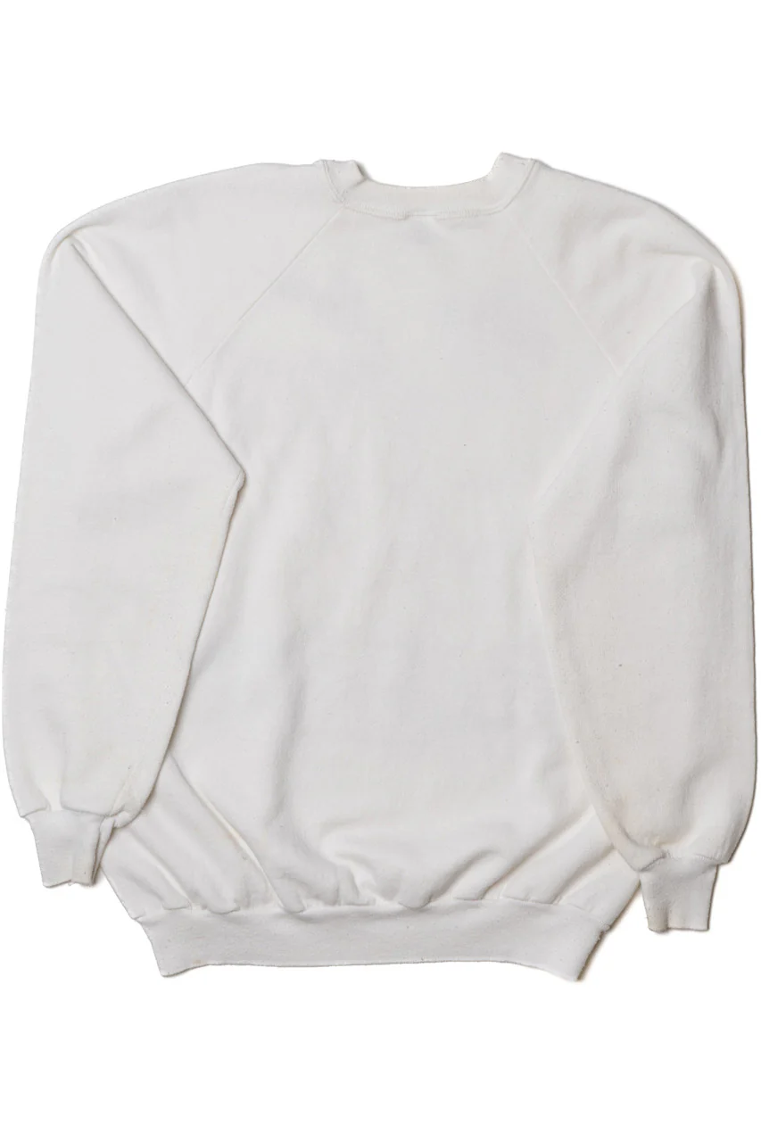 Vintage 1993 "Whitey" & "Morris" Air Brushed Cats Sweatshirt - Image 3