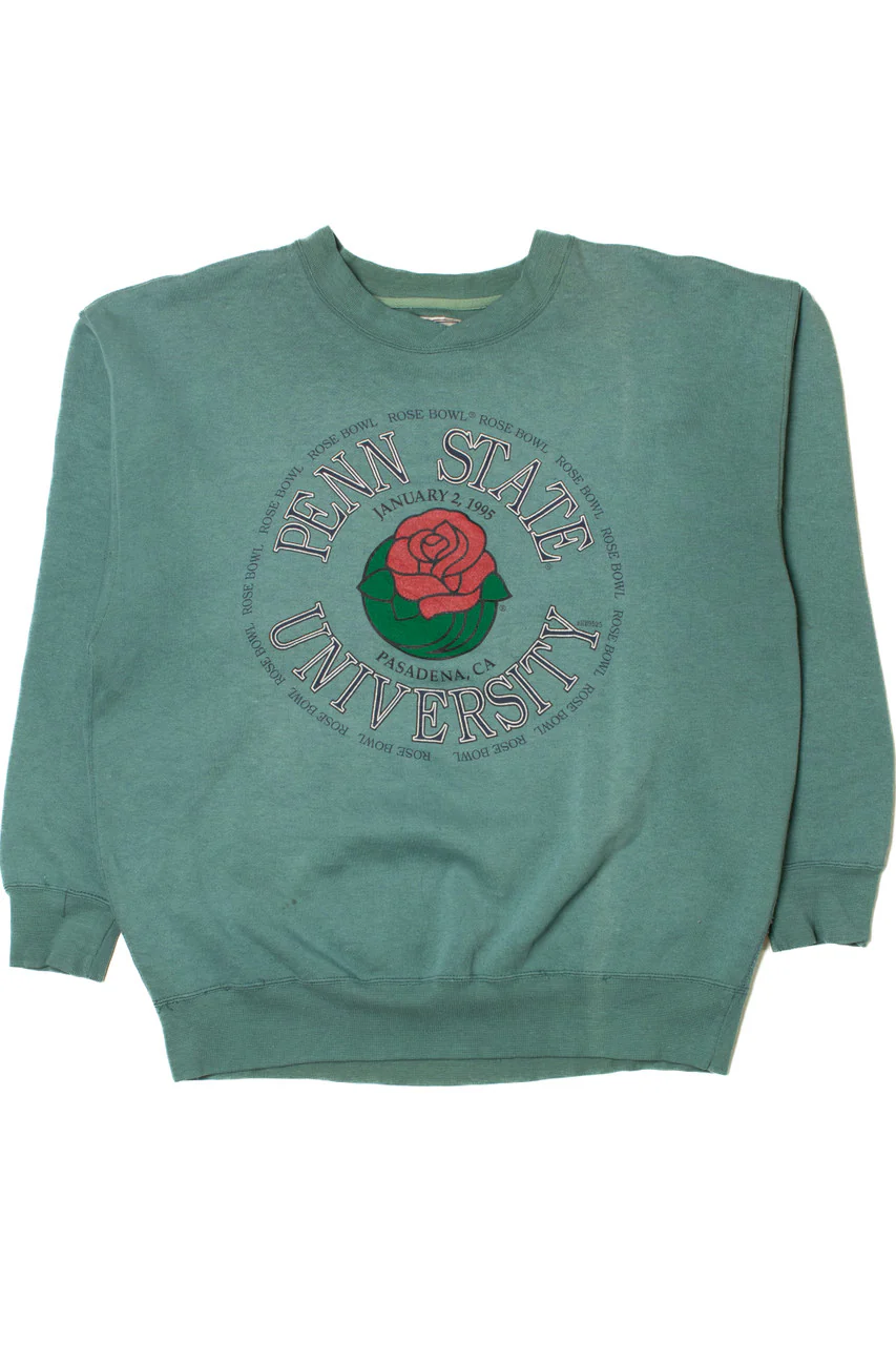 Vintage 1995 Penn State University Rose Bowl Sweatshirt - Image 2