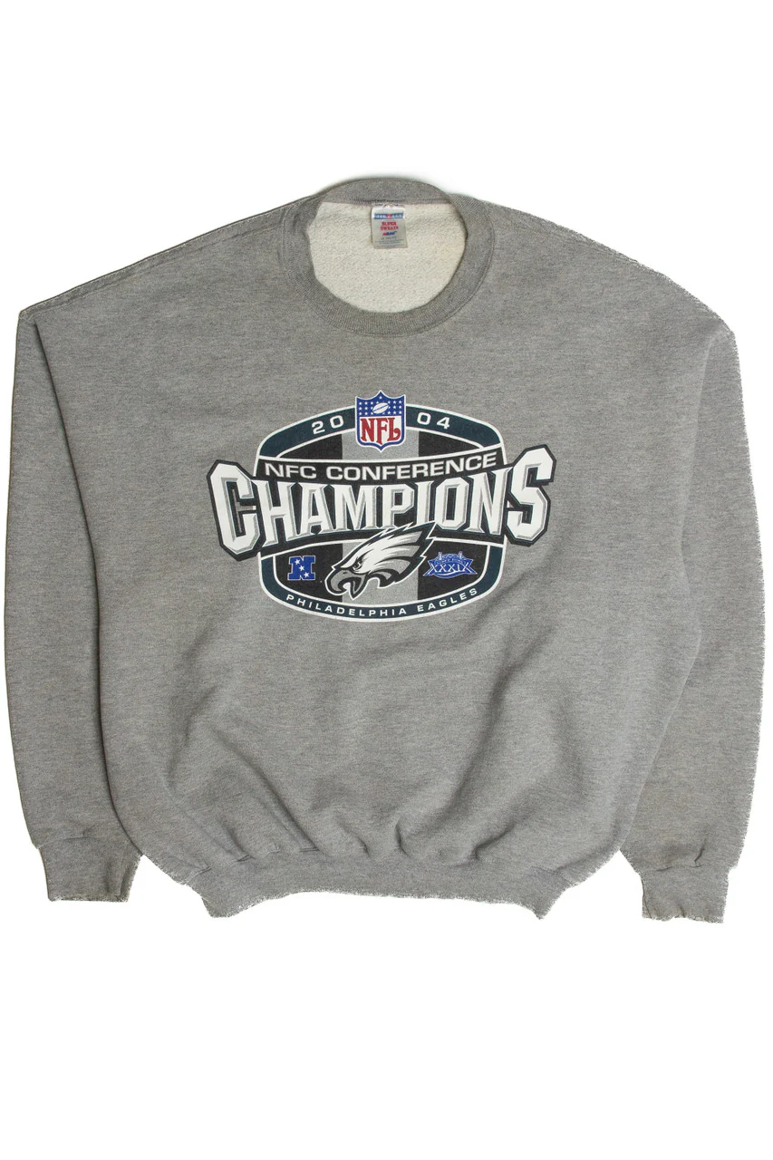 Vintage 2004 Philadelphia Eagles Conference Champions Sweatshirt - Image 2
