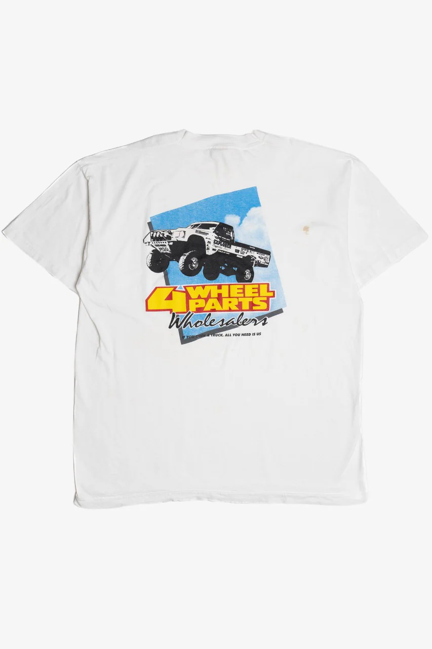 Vintage "4 Wheel Parts Wholesalers" Truck T-Shirt