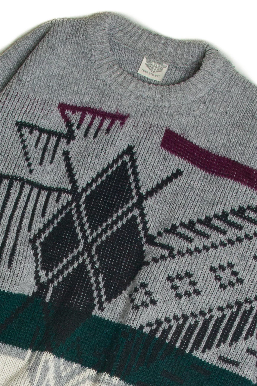 Vintage 80's Sweater 4246 - Image 2