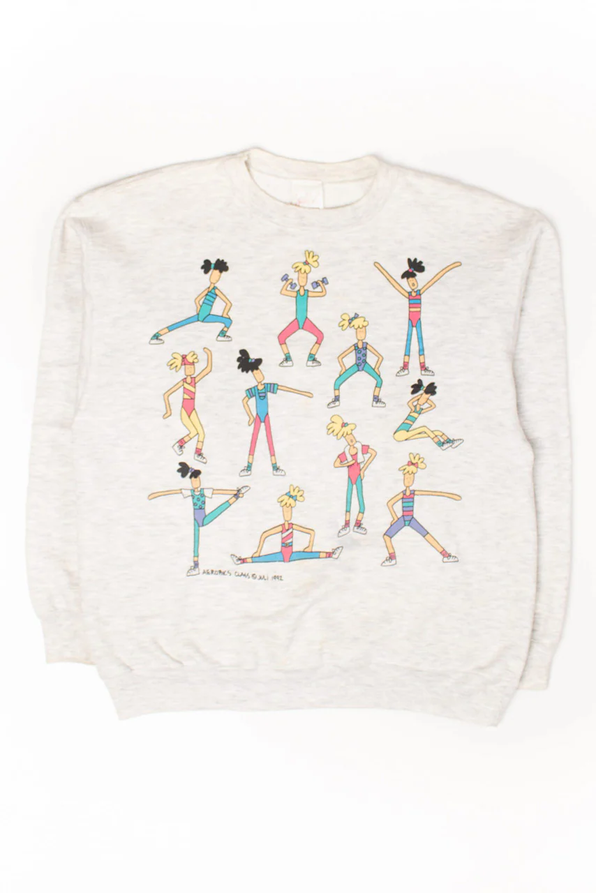 Vintage Aerobics Class Sweatshirt (1992) - Image 2