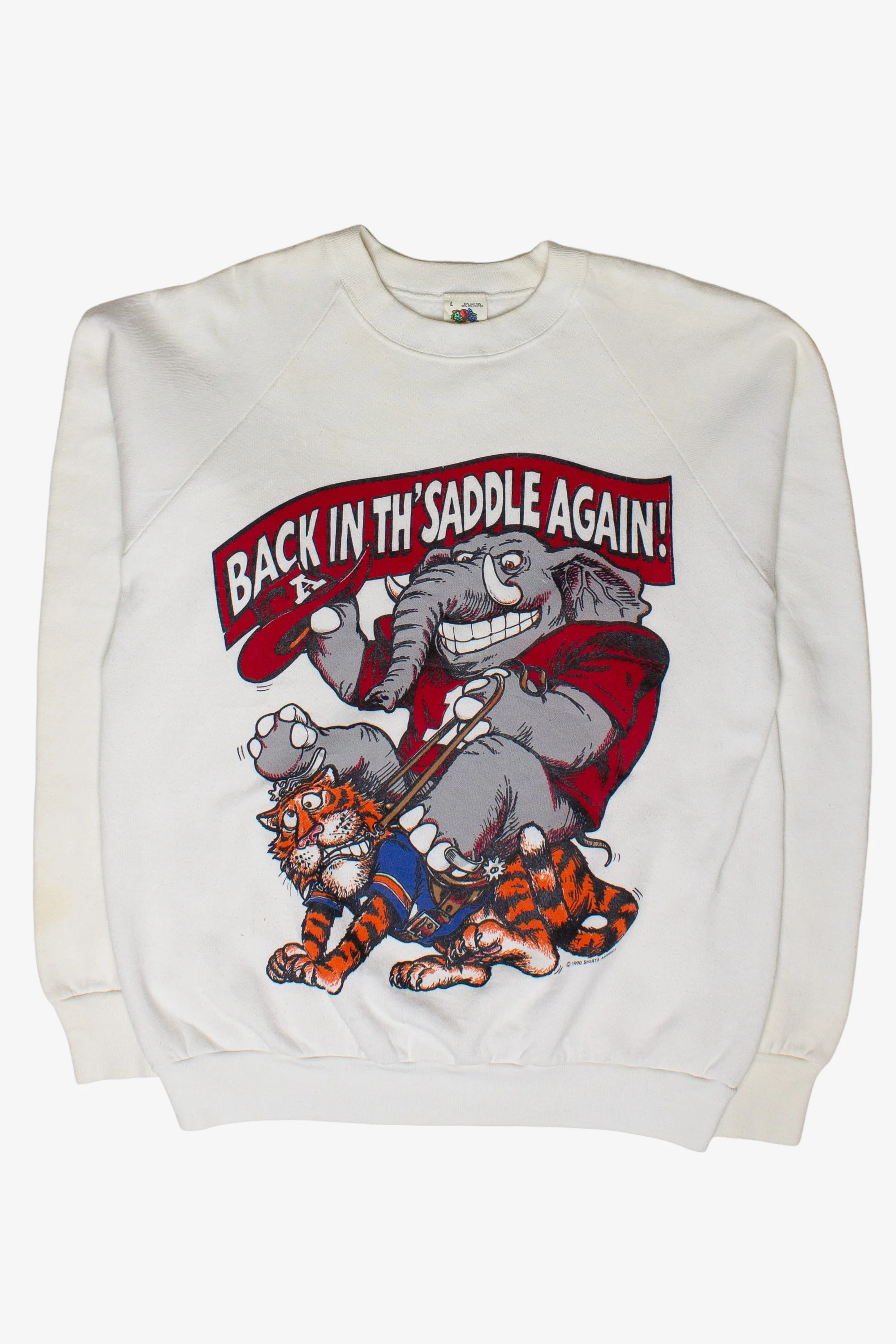 Vintage Alabama 55th Iron Bowl Sweatshirt (1990s)
