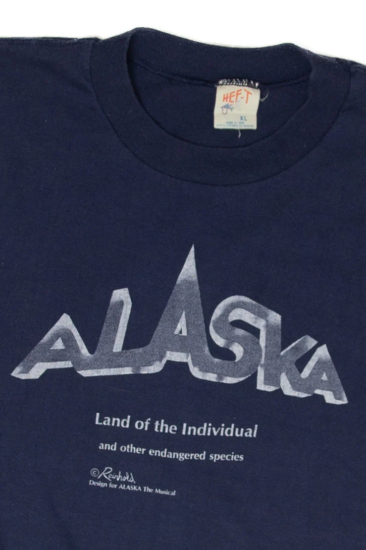 Vintage Alaska Land Of The Individual T-Shirt - Image 2
