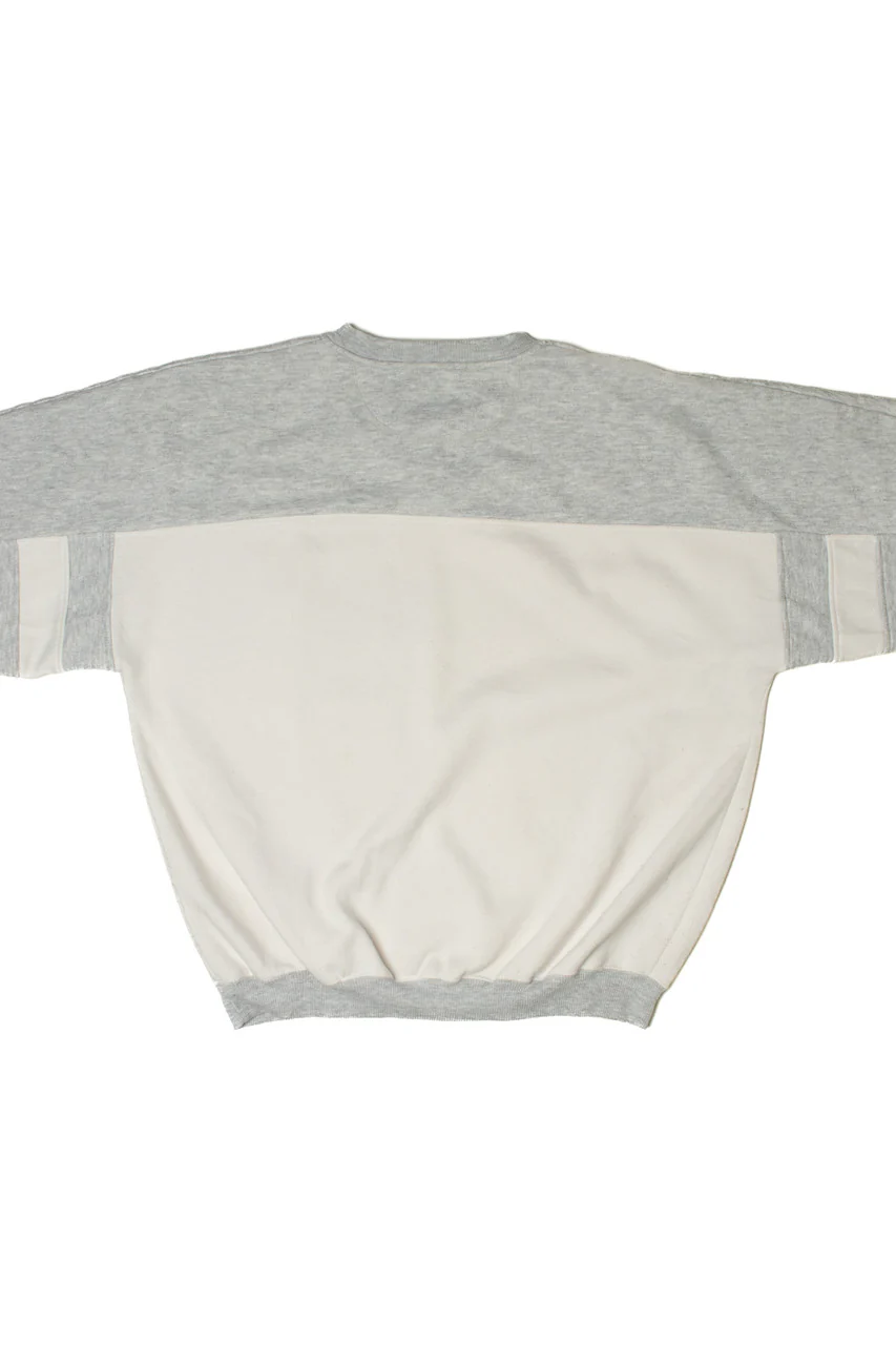 Vintage Alaska Polar Bear Button Henley Sweatshirt - Image 3