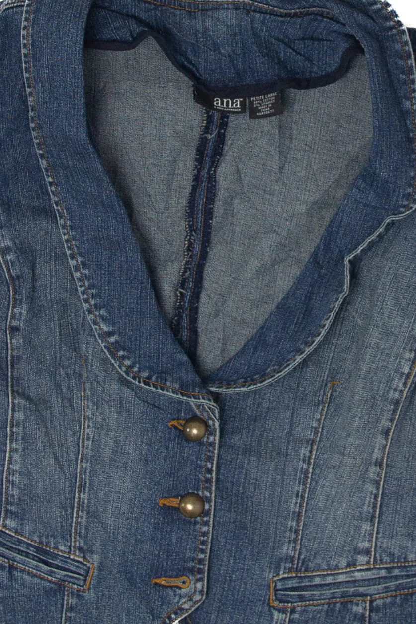 Vintage Ana Denim Vest (1990s) - Image 3