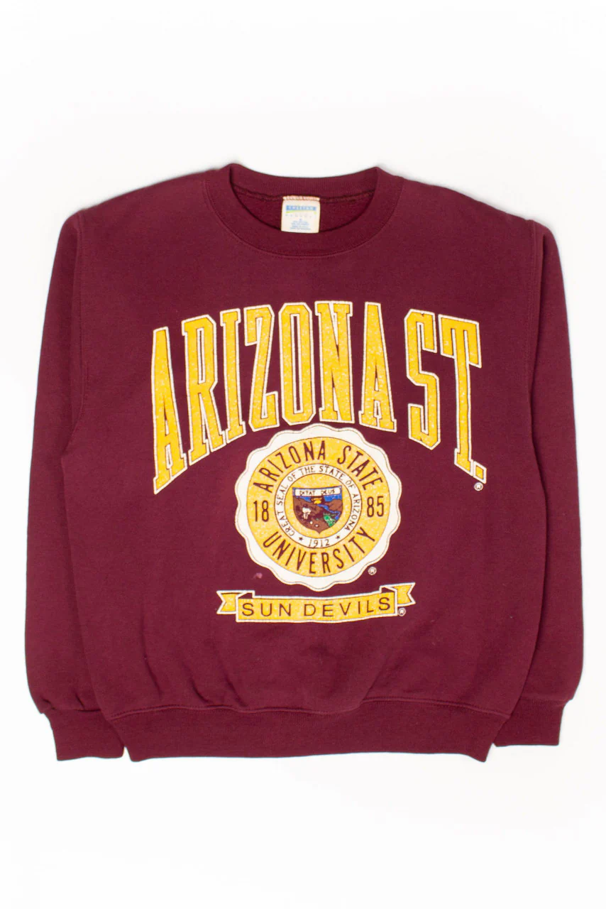Vintage Arizona State Sun Devils Sweatshirt (1990s) 1 - Image 2