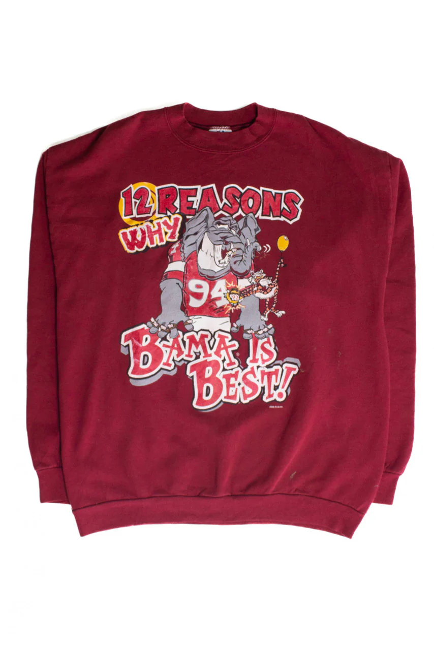 Vintage Bama Is Best Sweatshirt (1990s) - Image 2