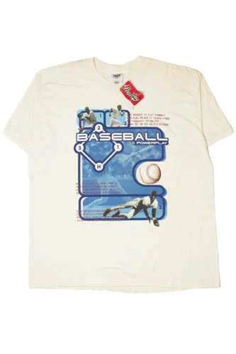 Vintage Baseball Single Stitch Graphic T-Shirt (1990s) - Image 2
