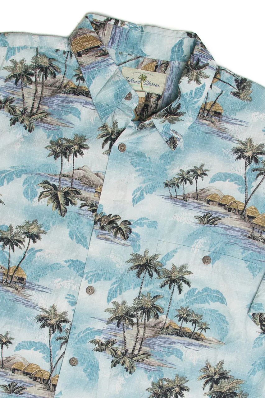 Vintage Beach Houses Hawaiian Shirt