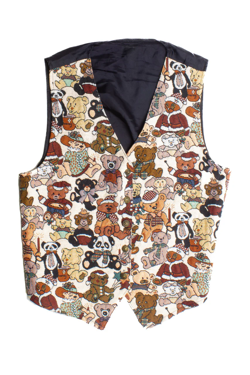Vintage Bear Vest (1990s) 515 - Image 2