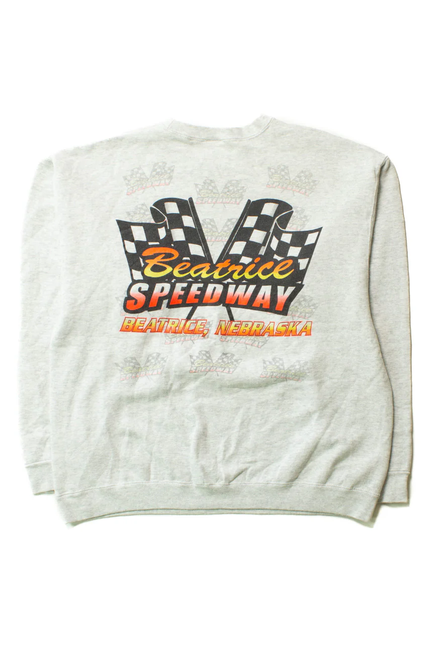 Vintage Beatrice Speedway Sweatshirt (1990s) - Image 2