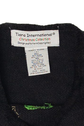 Vintage "Believe" Ugly Christmas Pullover (2000s) - Image 3