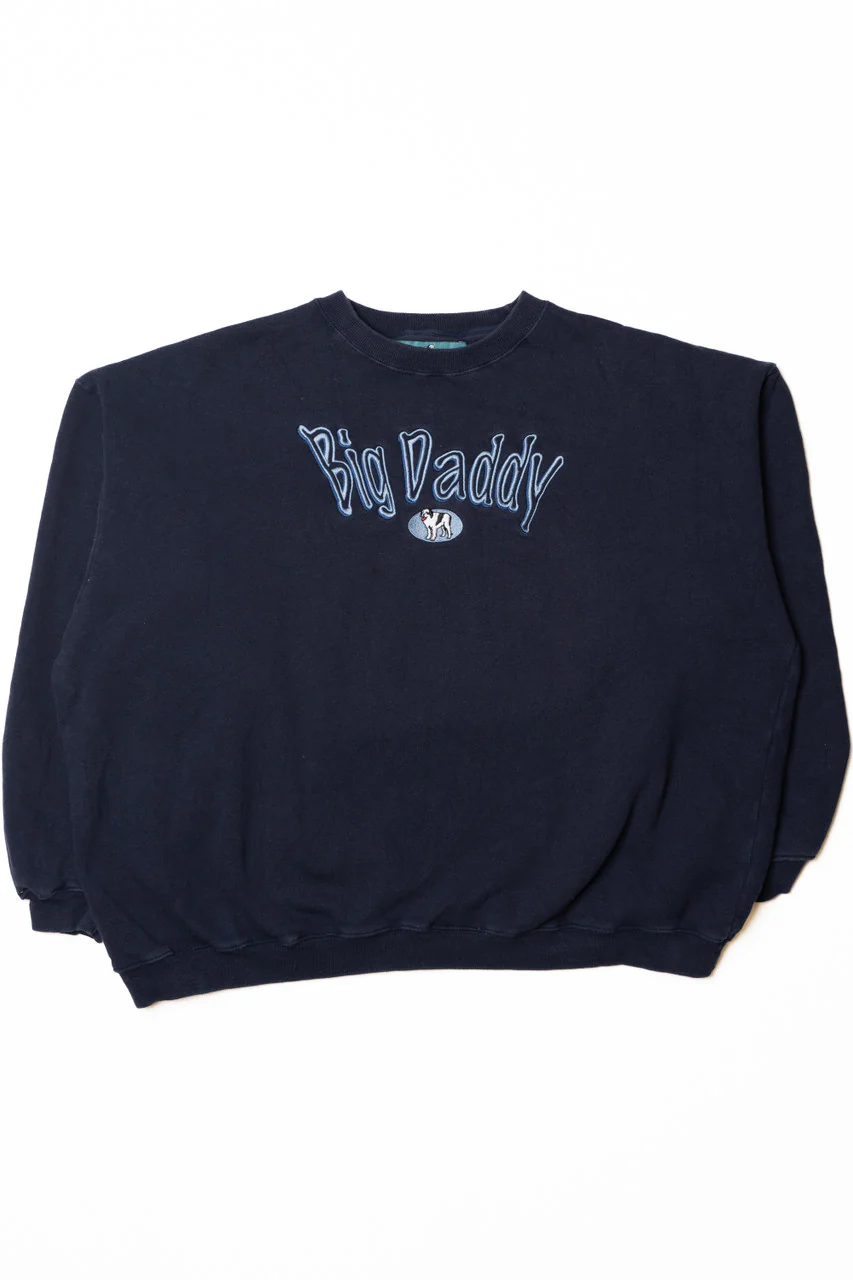 Vintage "Big Daddy" Big Dogs Embroidered Sweatshirt - Image 4