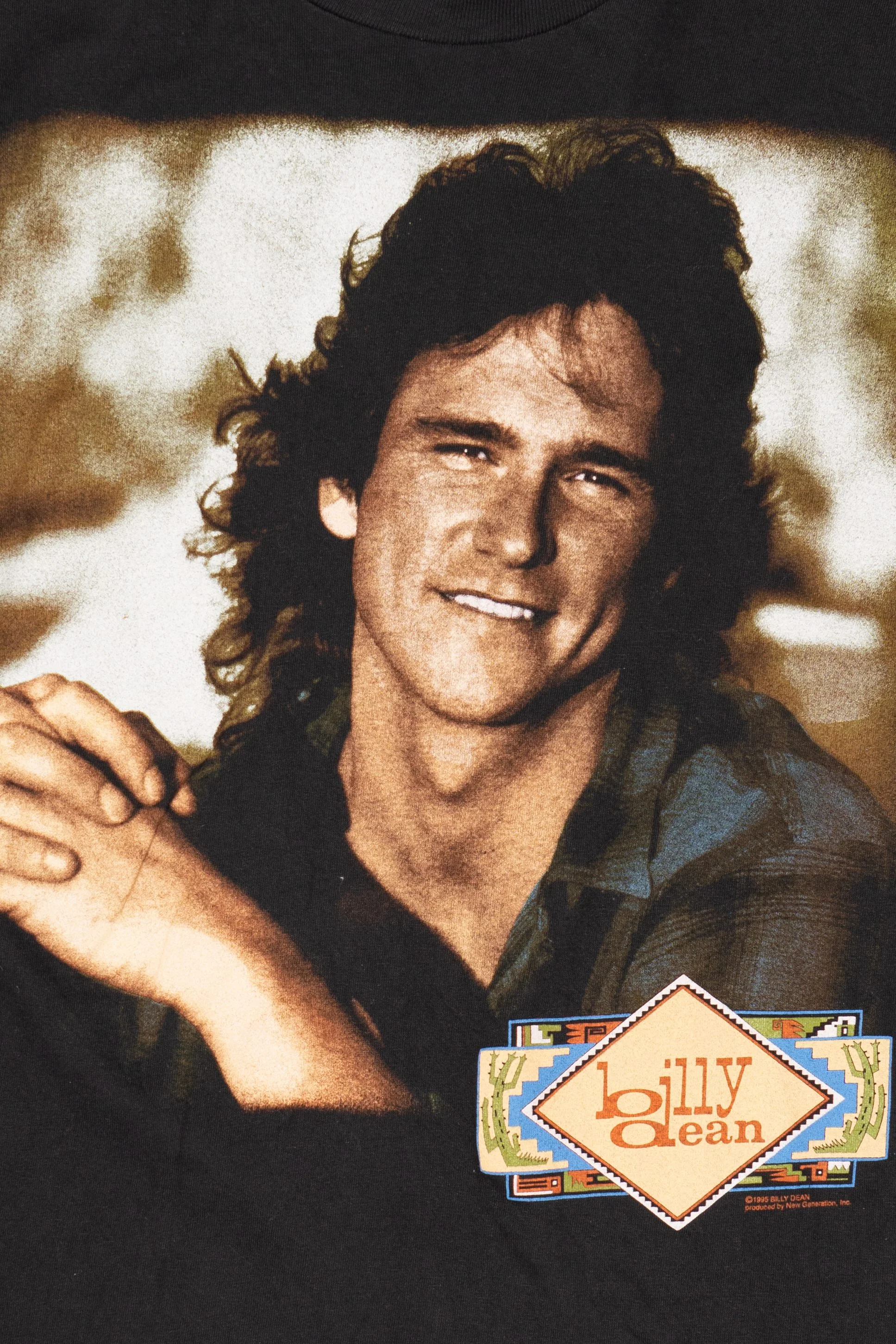 Vintage Billy Dean Tour Single Stitch T-Shirt (1990s) - Image 3