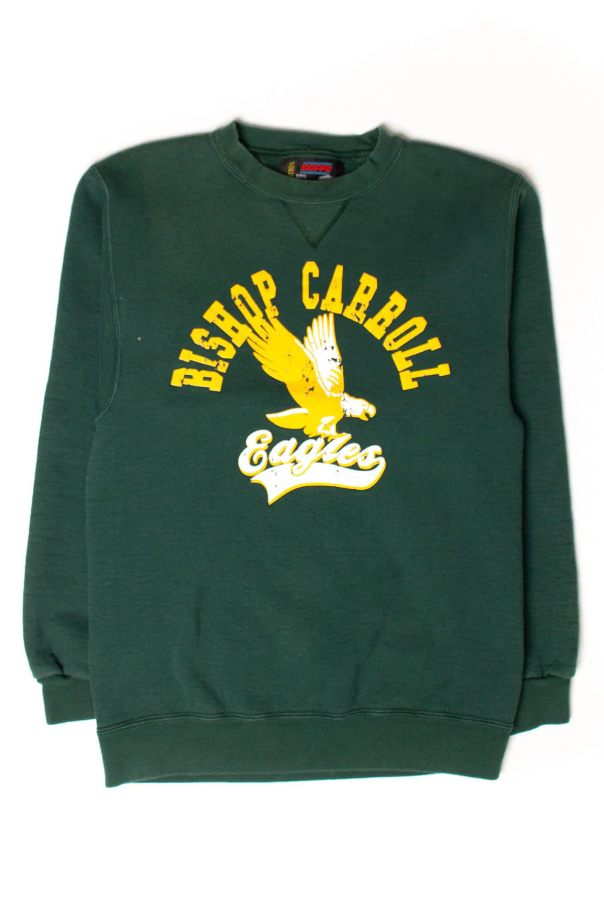 Vintage Bishop Carroll Eagles Sweatshirt (2000s) - Image 2