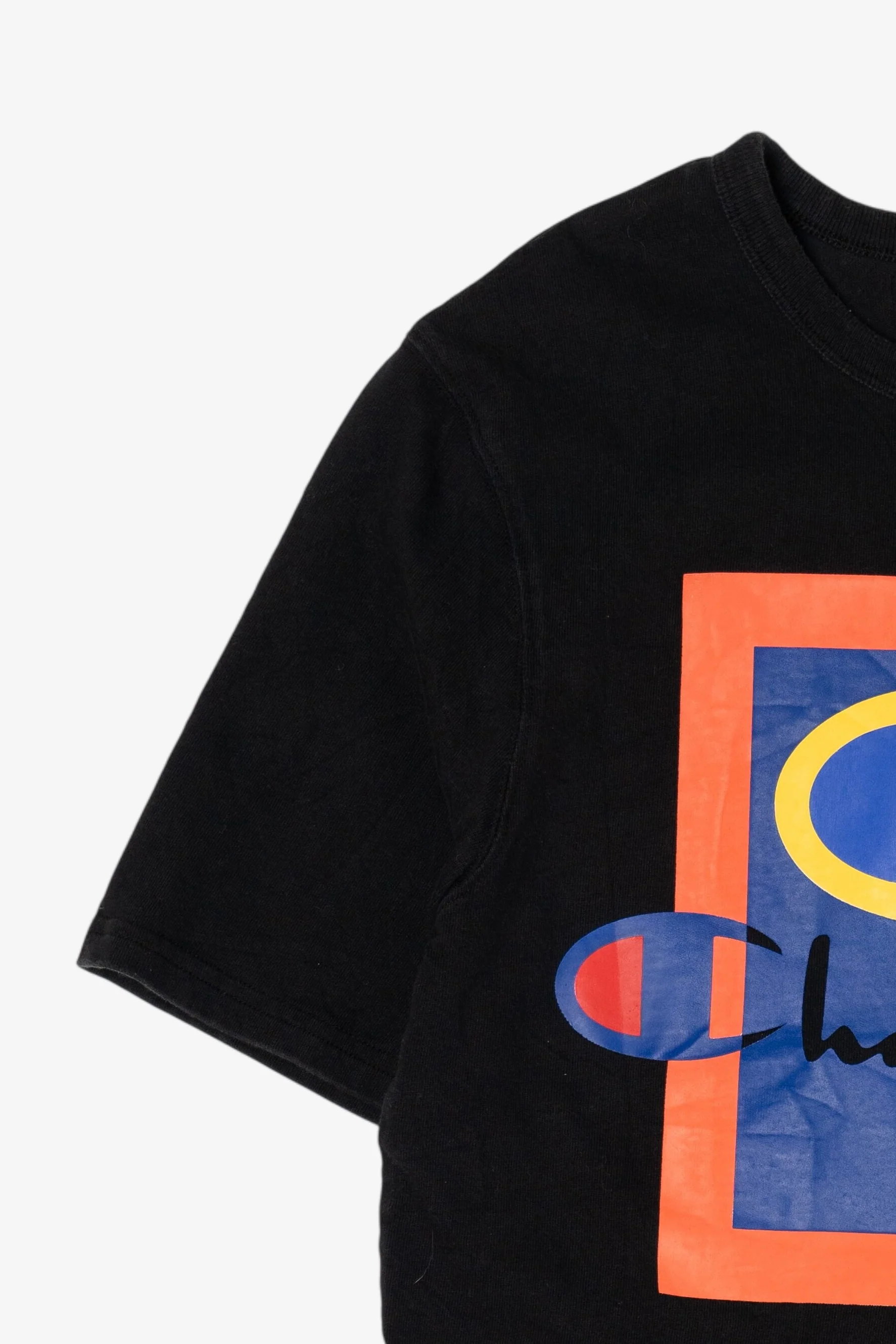 Vintage Black Champion T-Shirt (2000s) - Image 6
