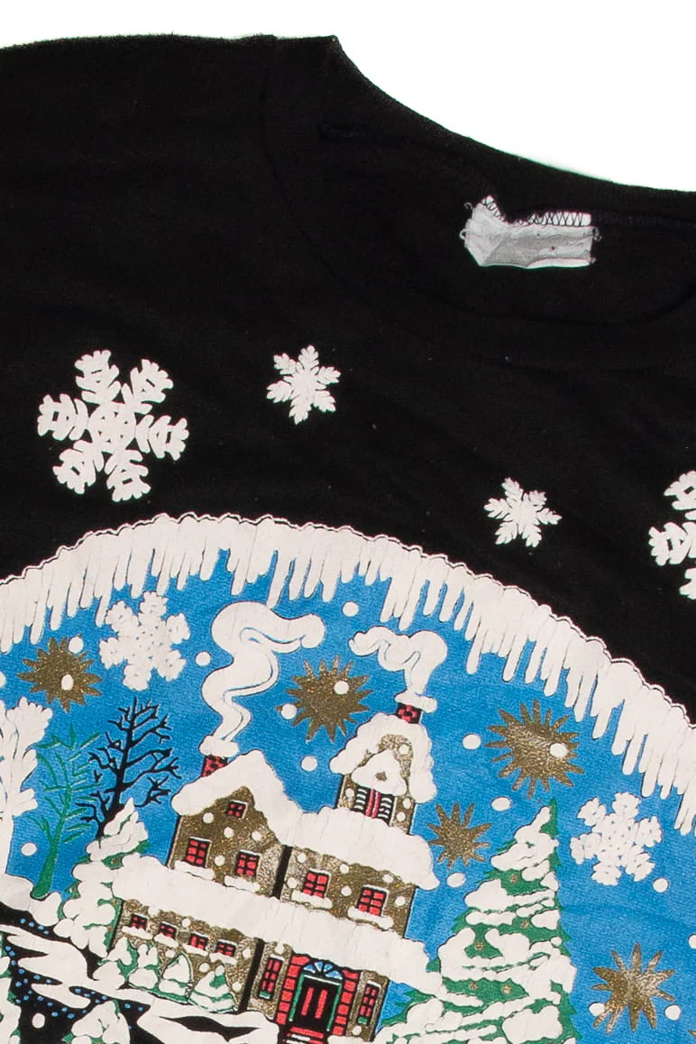 Vintage Black Christmas Sweatshirt 62485 - Image 2