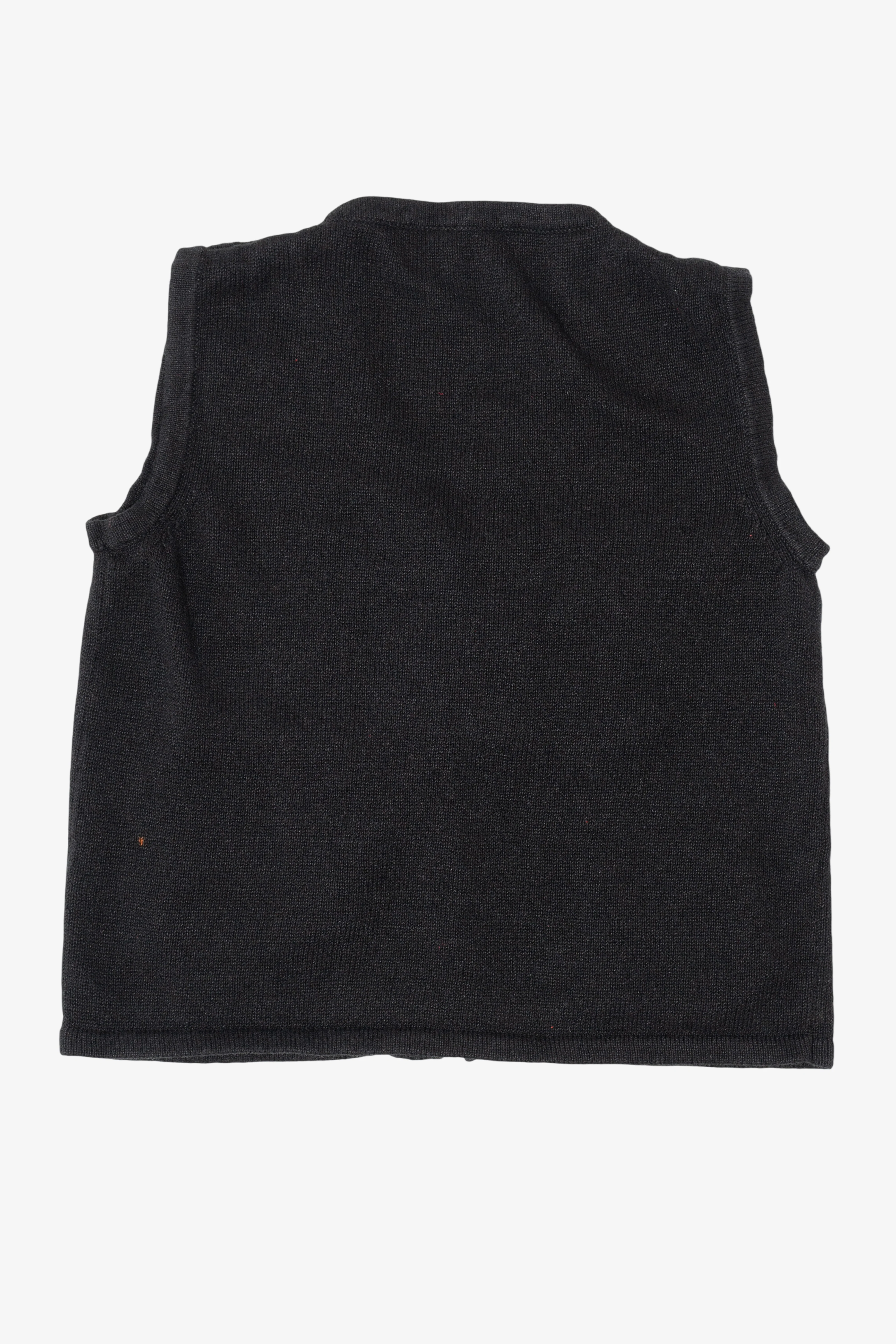 Vintage Black Christmas Vest (2000s) - Image 2