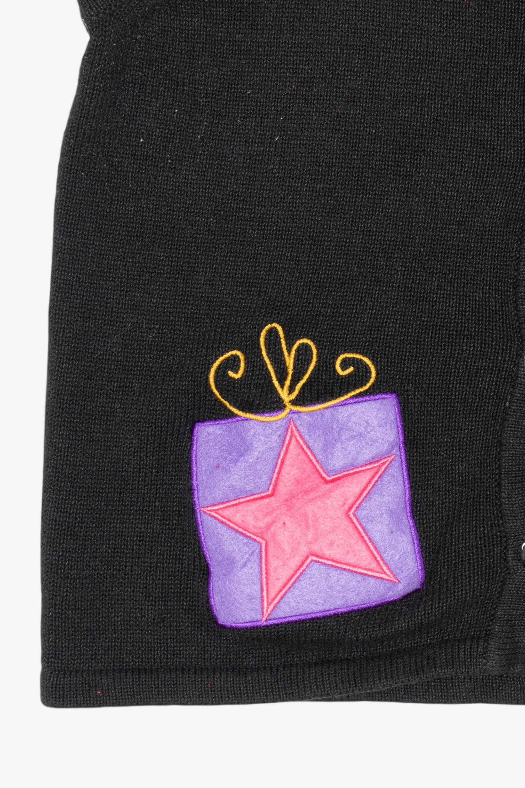 Vintage Black Holiday Faire Presents Ugly Christmas Vest (2000s) - Image 6