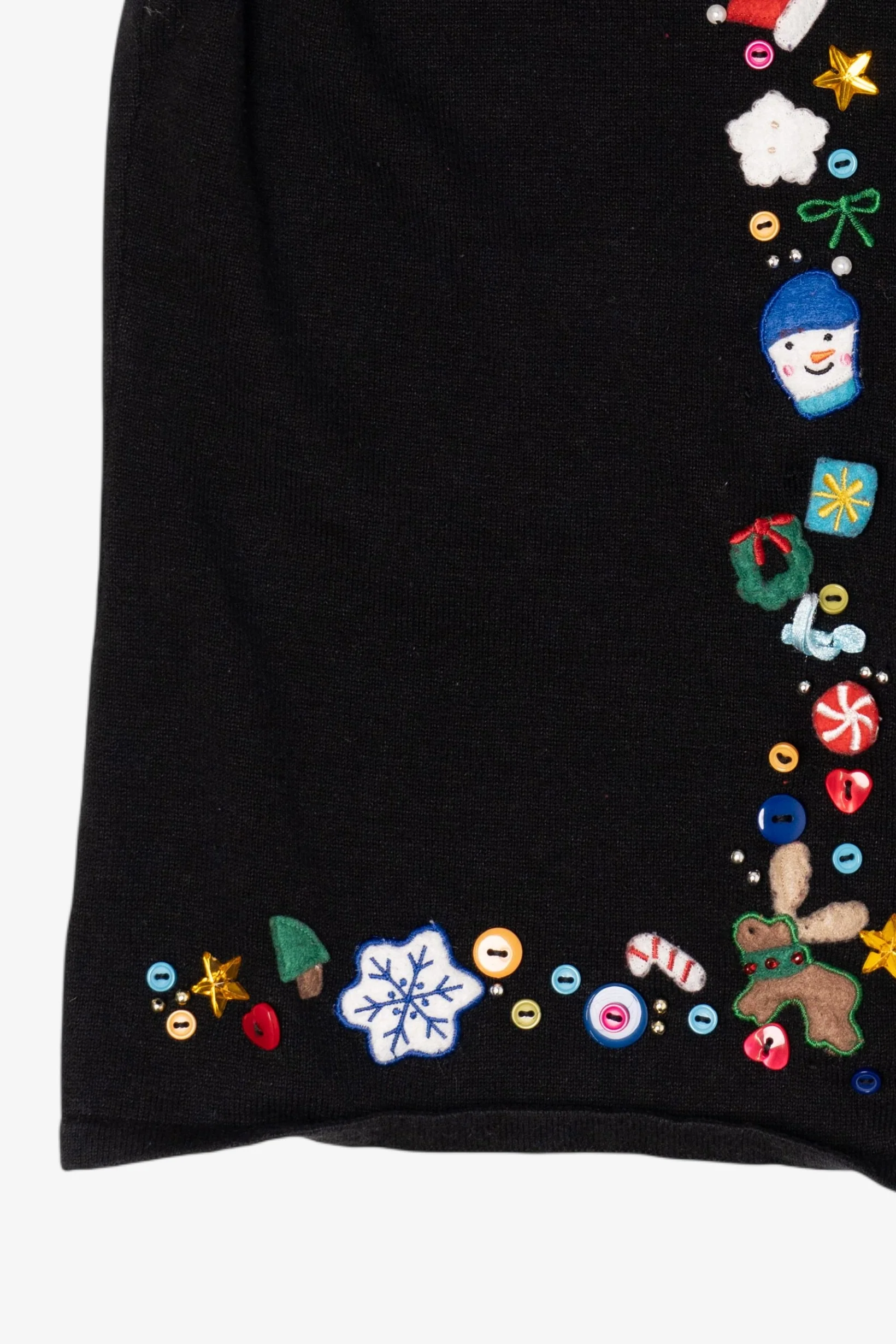 Vintage Black Studio Joy Ugly Christmas Vest (1990s) - Image 8
