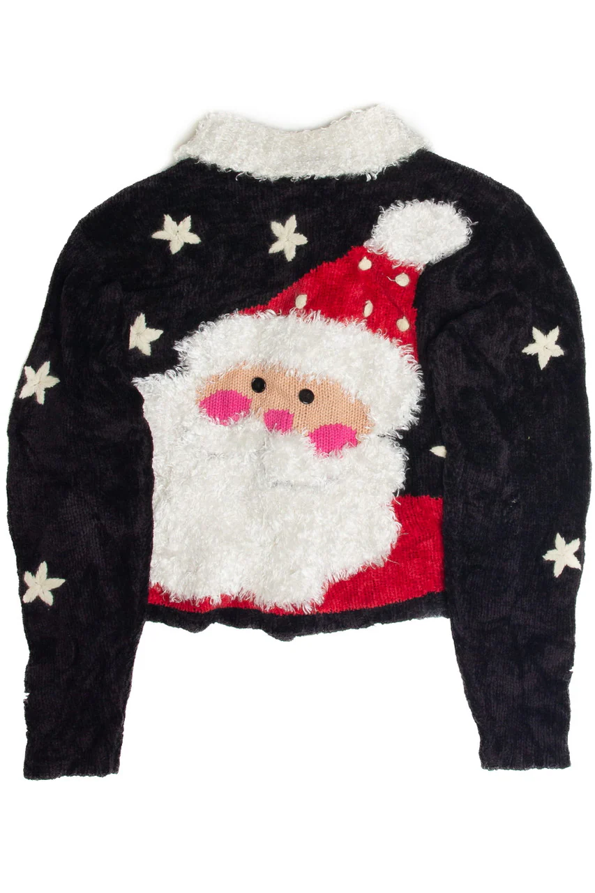 Vintage Black Ugly Christmas Cardigan 62306 - Image 2