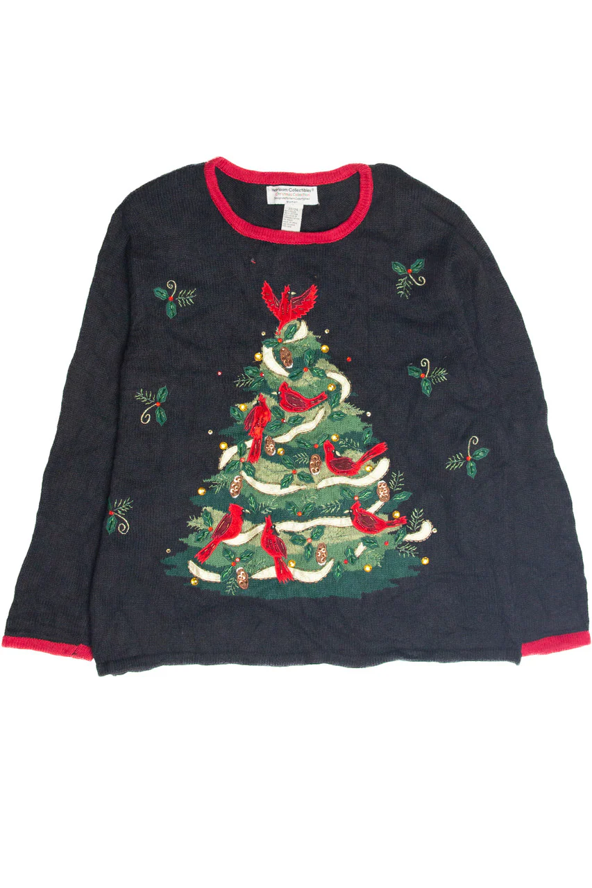 Vintage Black Ugly Christmas Pullover 63409 - Image 2