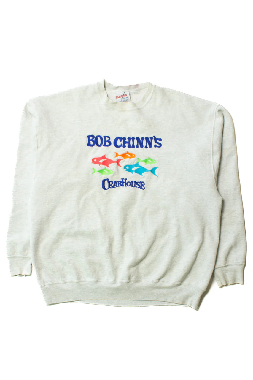 Vintage Bob Chinn's CrabHouse Sweatshirt (1990s) - Image 2